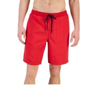 Men's Quick-Dry Performance Solid 9" Swim Trunks, Size-M